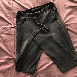 EXPRESS Gray Jeggings | 4